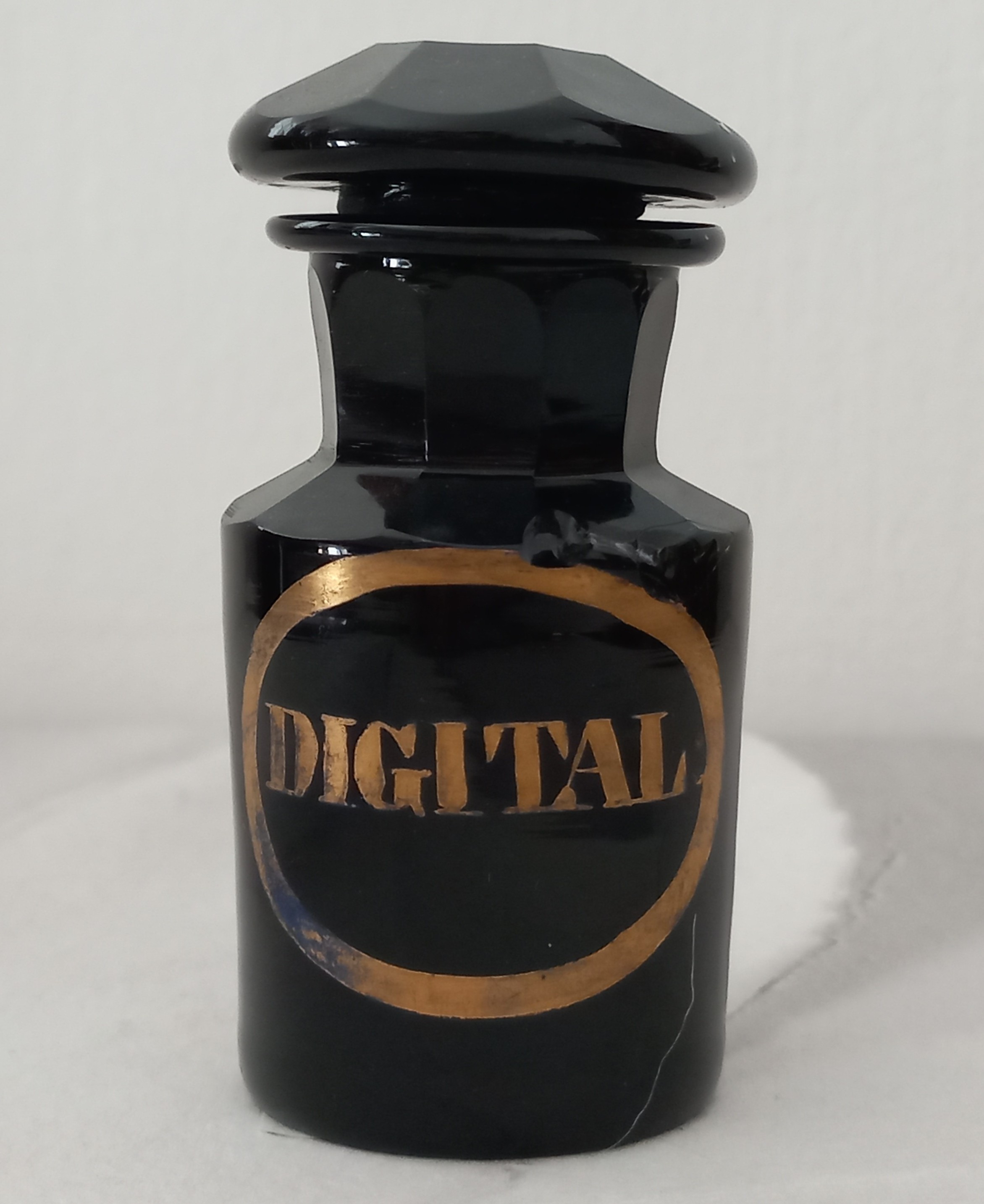 Vaso da Farmacia antico "Digital", ca. 1850