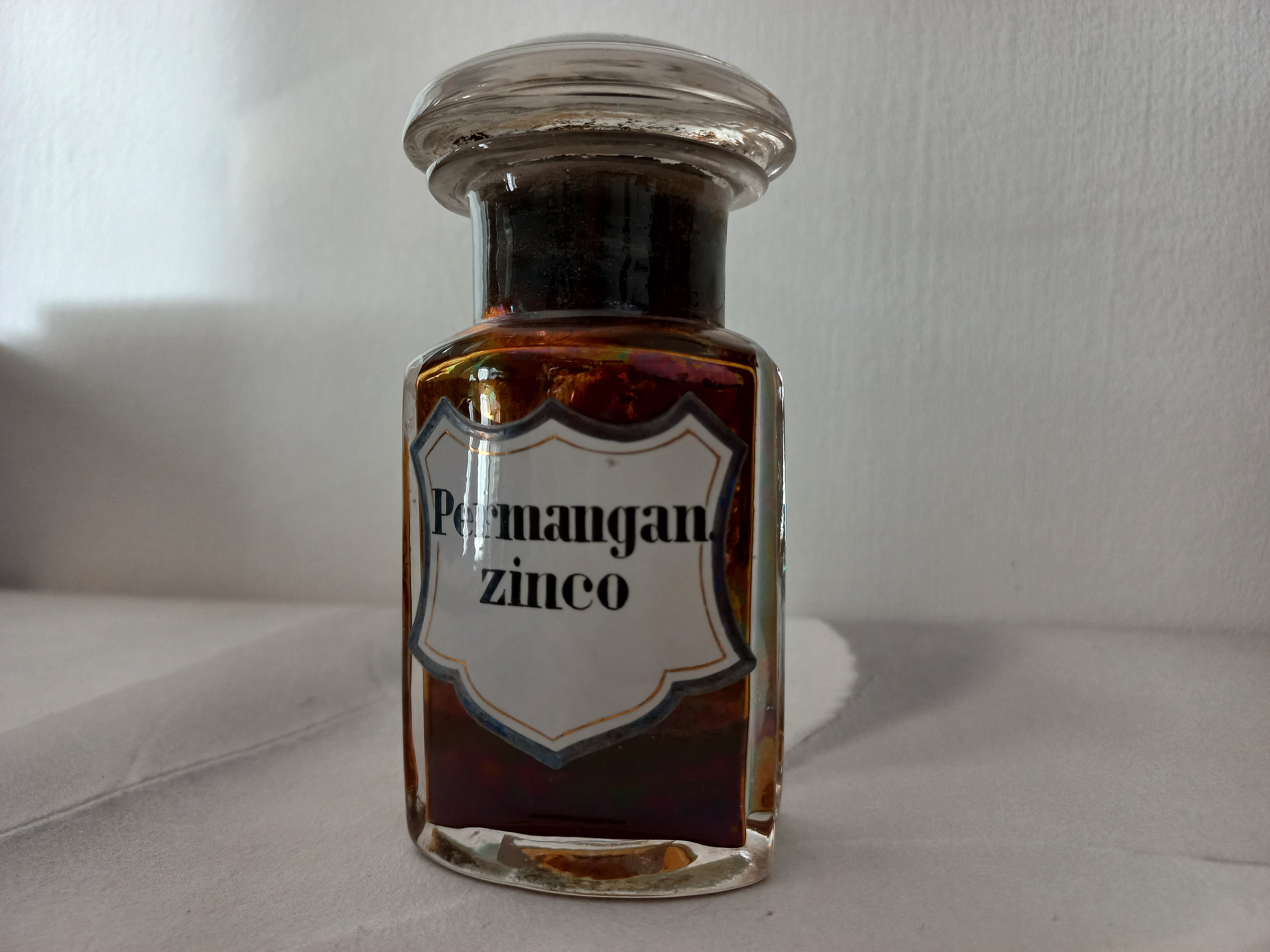 Flacone da farmacia XIX Sec. 