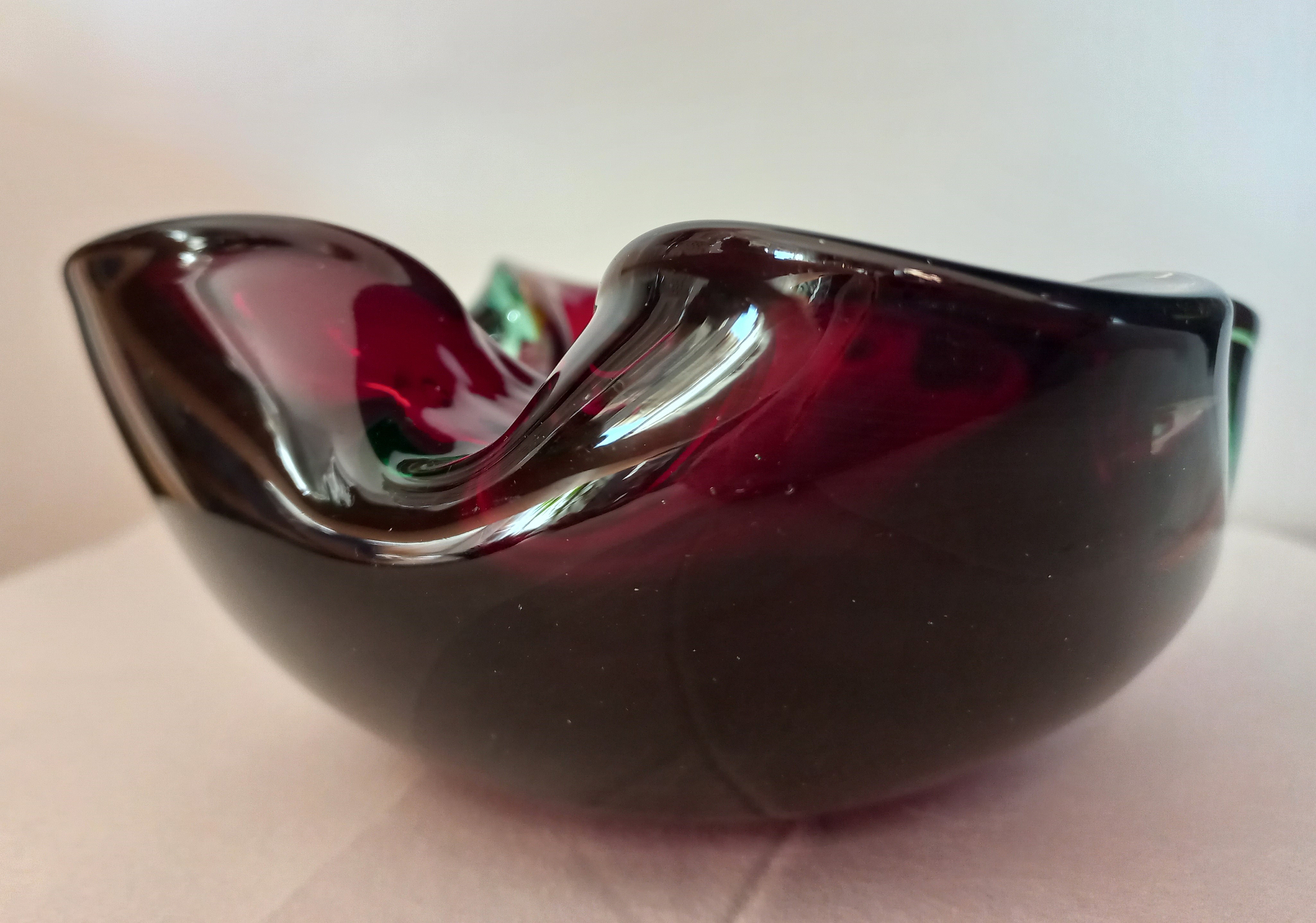 Posacenere / Svuotatasca in vetro di Murano, 1970