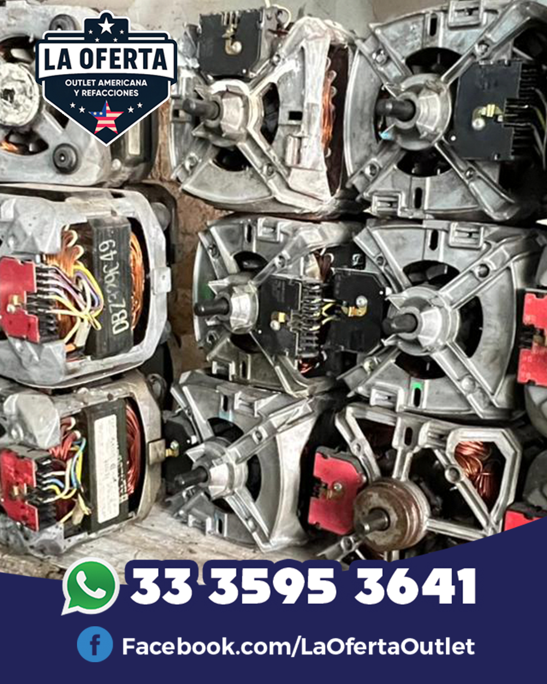 Motores de lavadora Reacondicionado