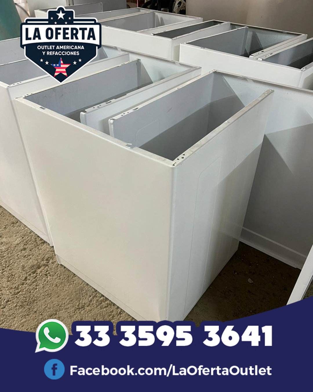 Gabinete de lavadora