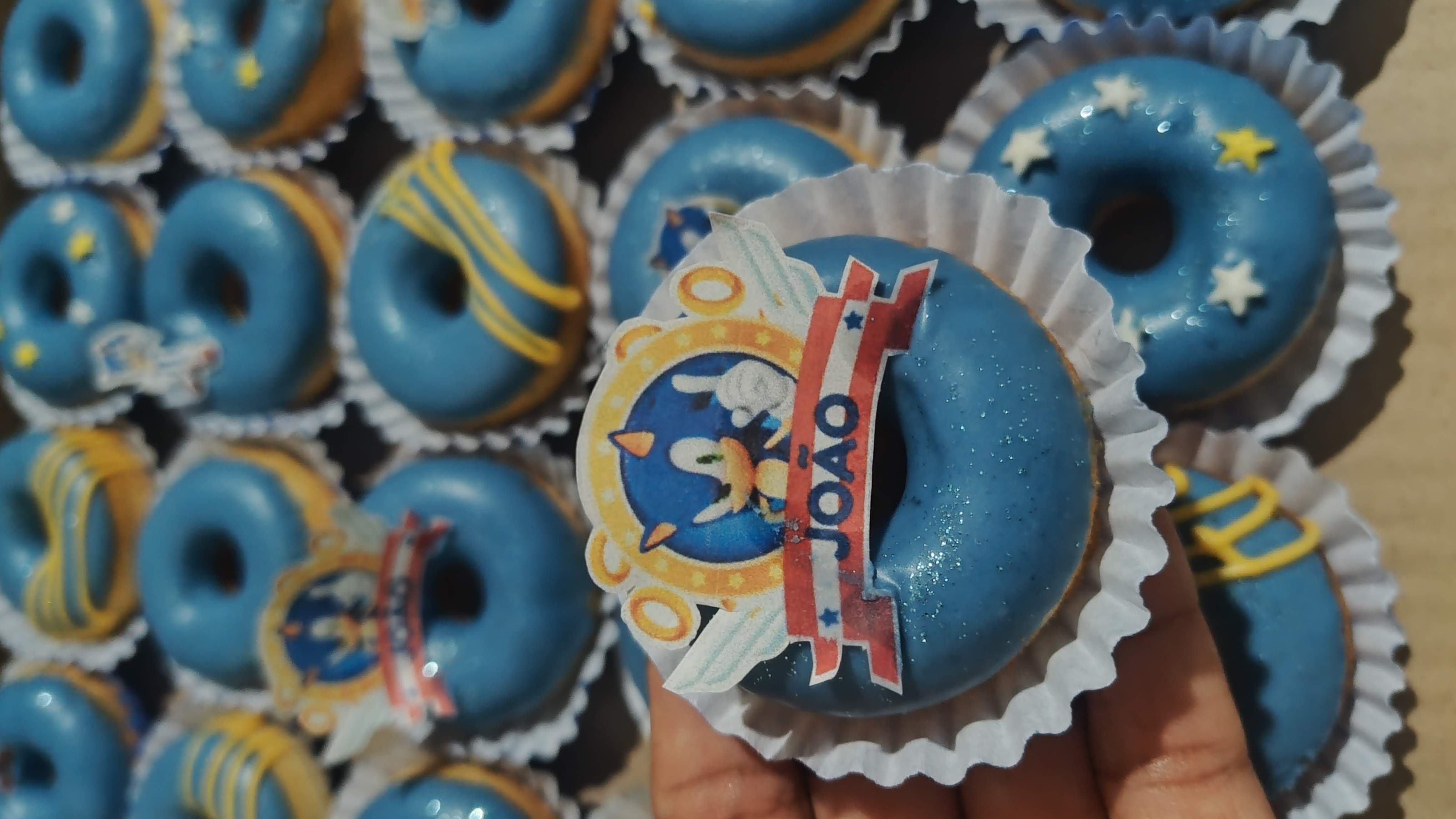 Nini Donuts decorados Sonic