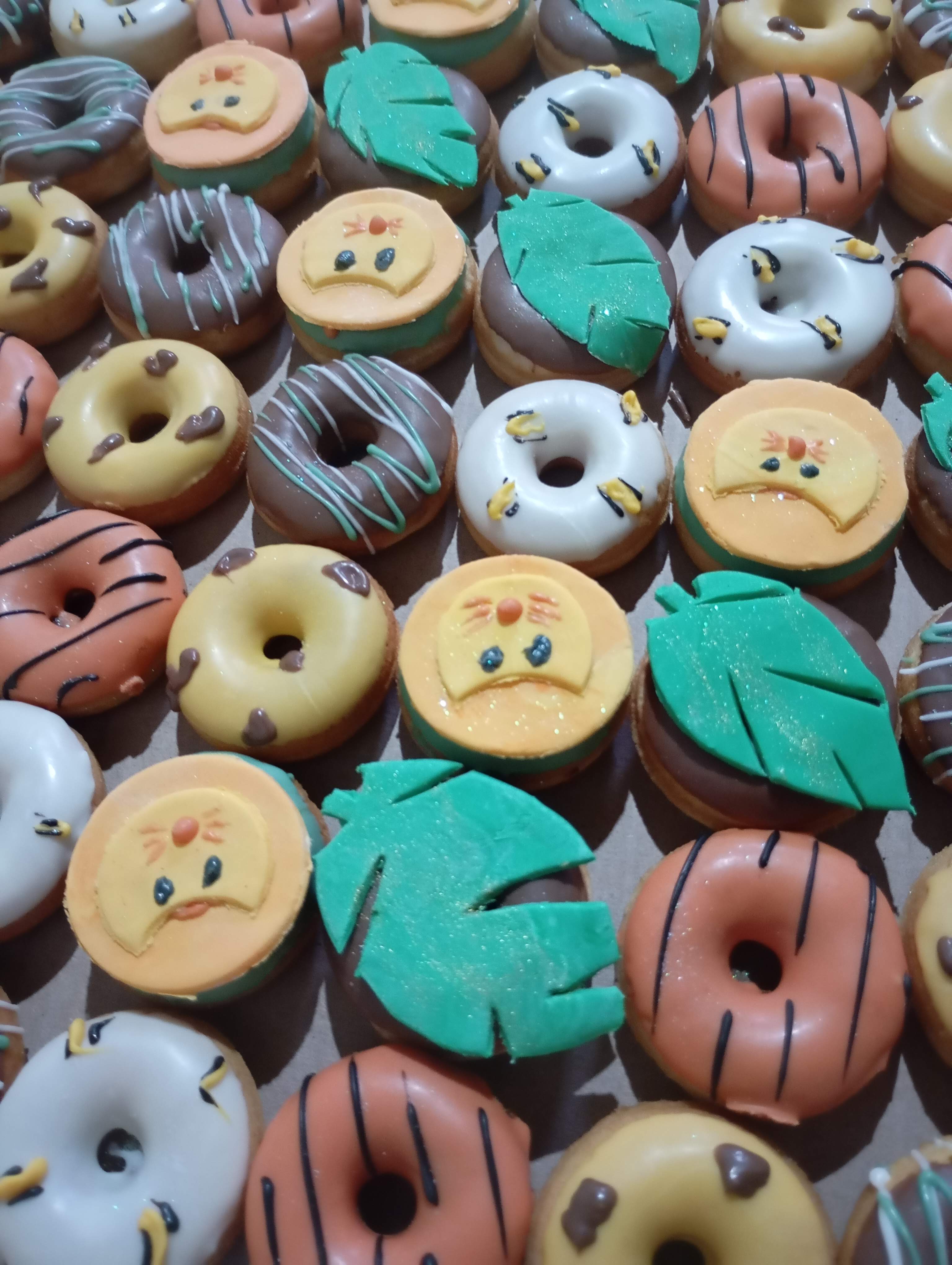 Mini donuts decorados