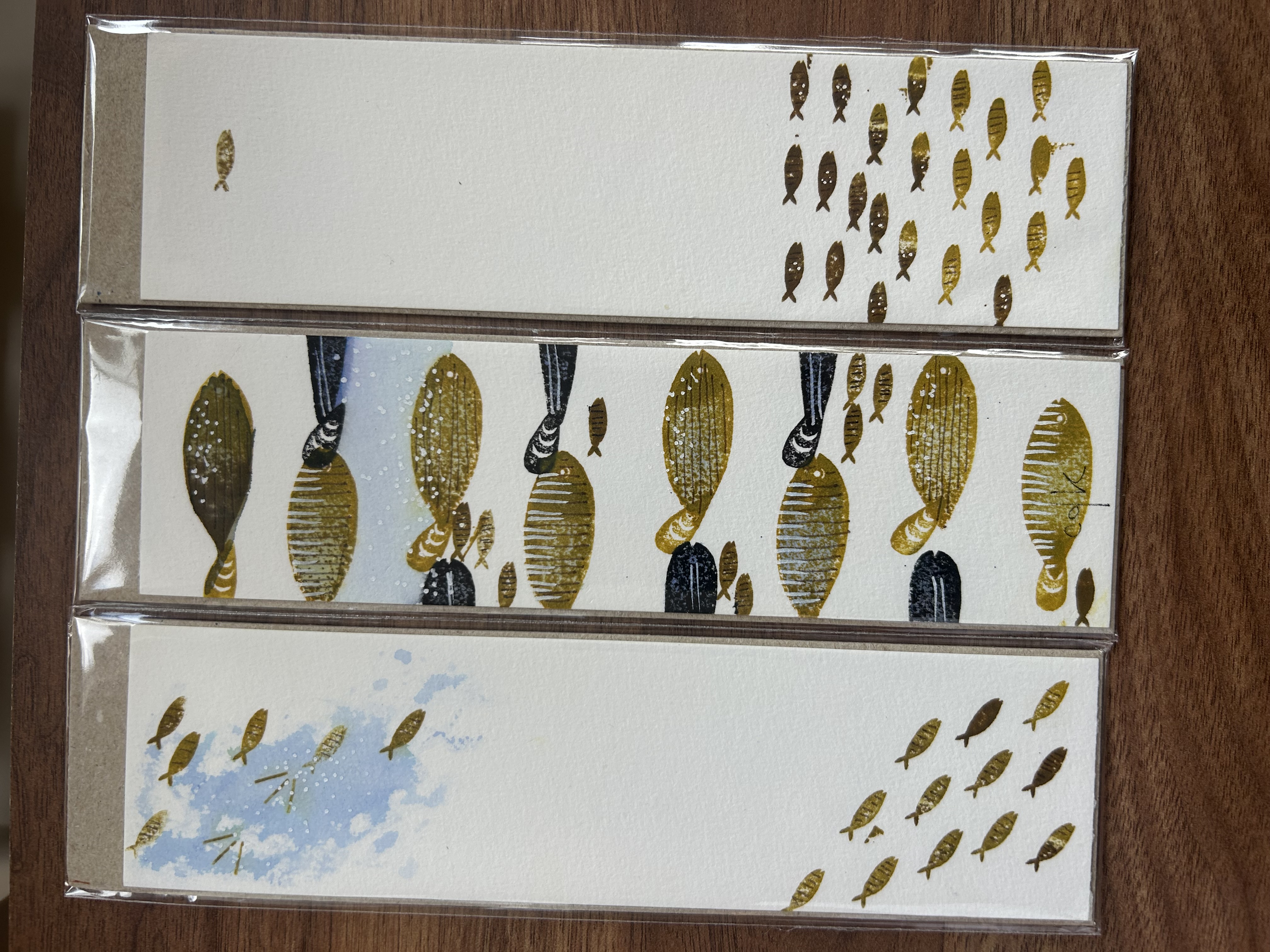 Marcadores de Livro - Cardume