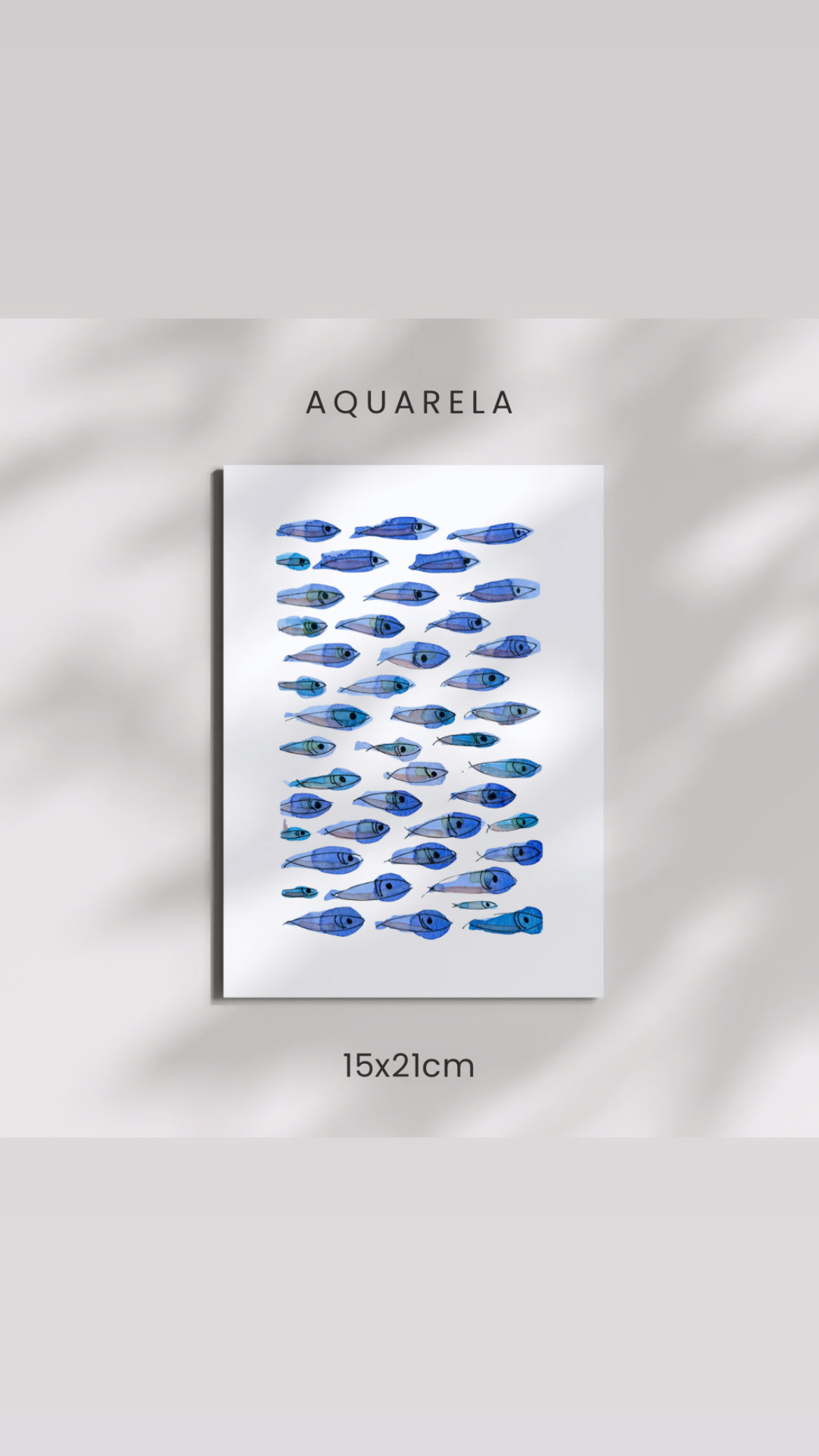 Cardume Azul / Blue Shoal Fish