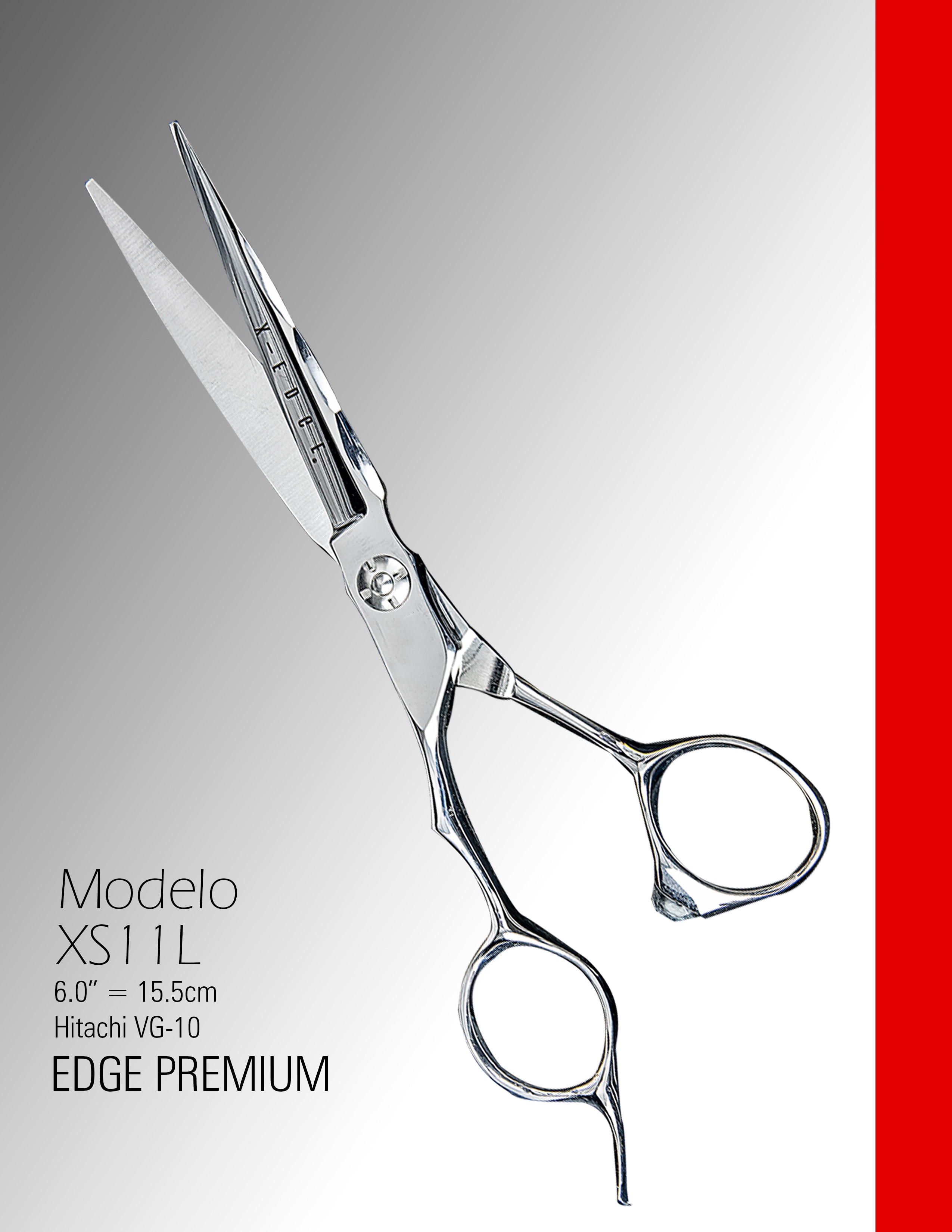 Tijera de Corte Izquierda XS11L Edge Premium de 6.0"