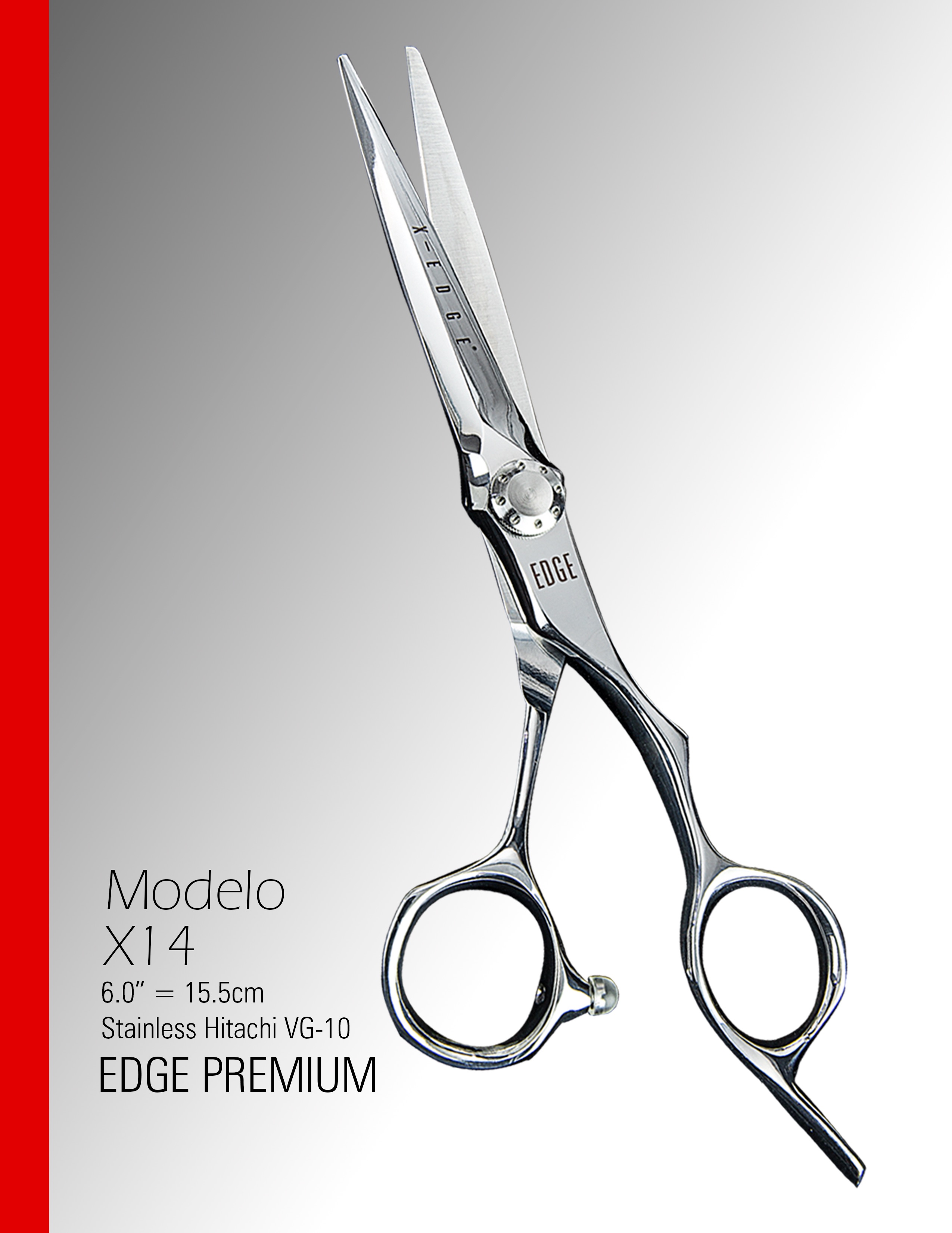 Tijera de Corte X14 Edge Premium de 6.0"