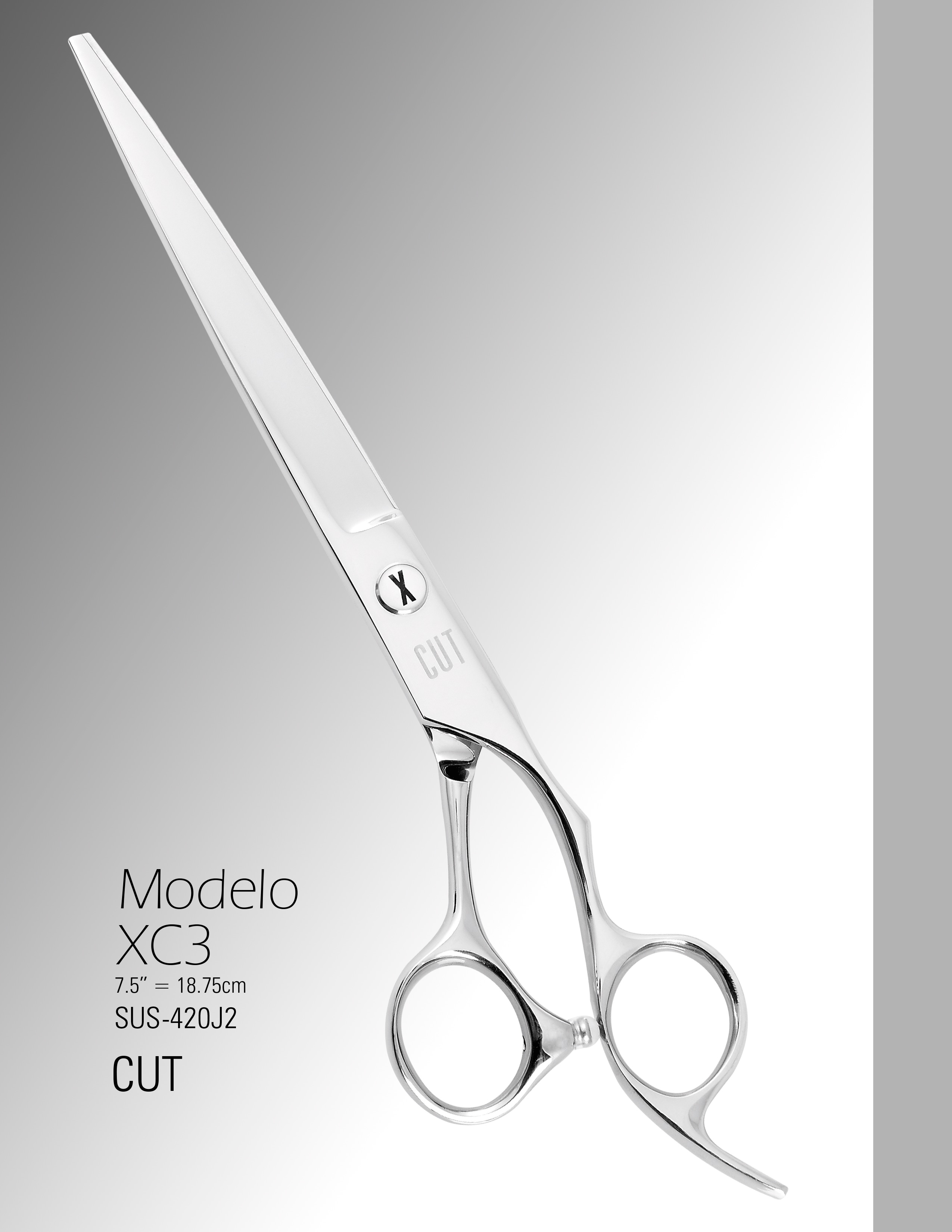 Tijera de Corte XC3 Cut de 7.5"