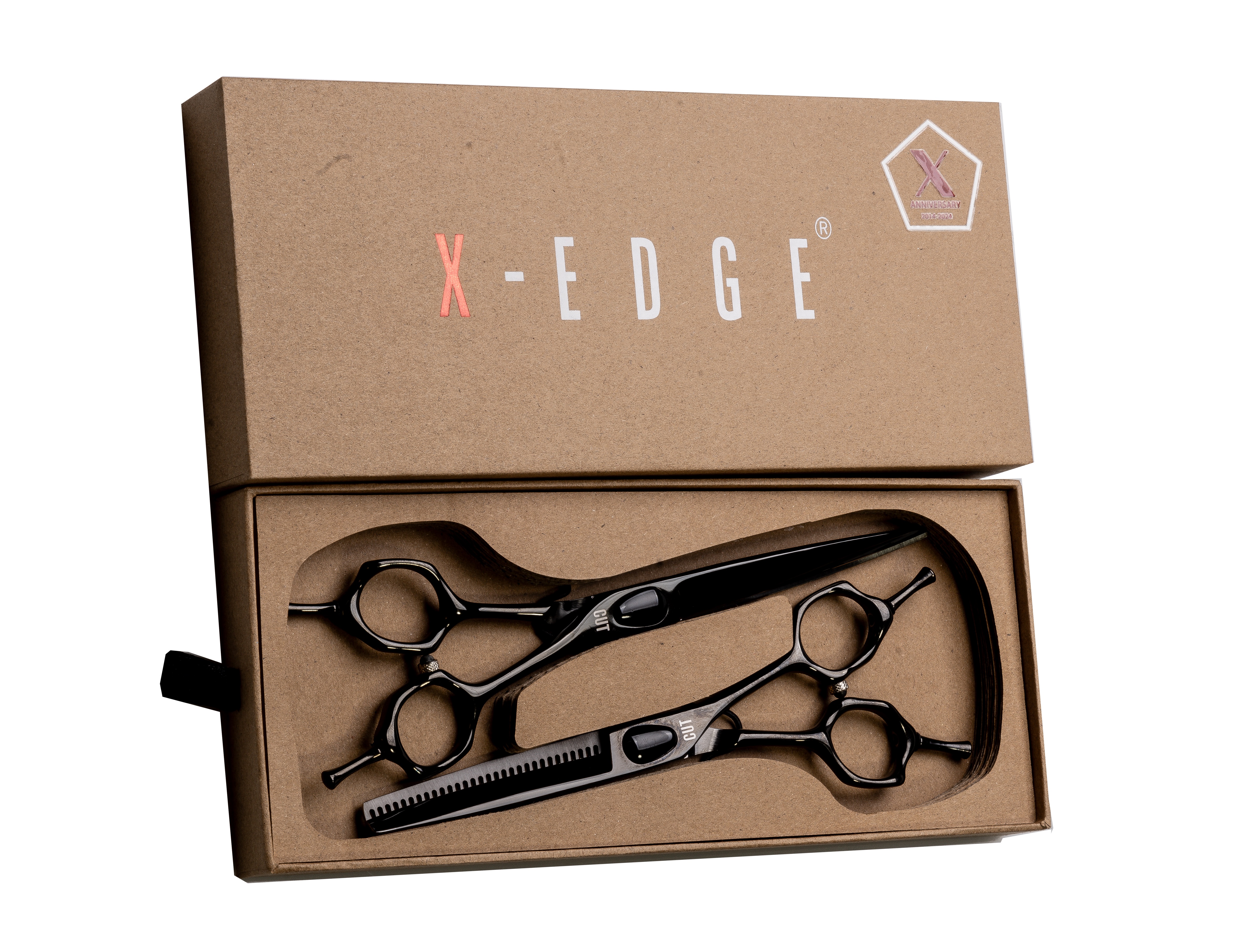 Set de dos tijeras XC10 Black Cut de 6.0" y 6.5"