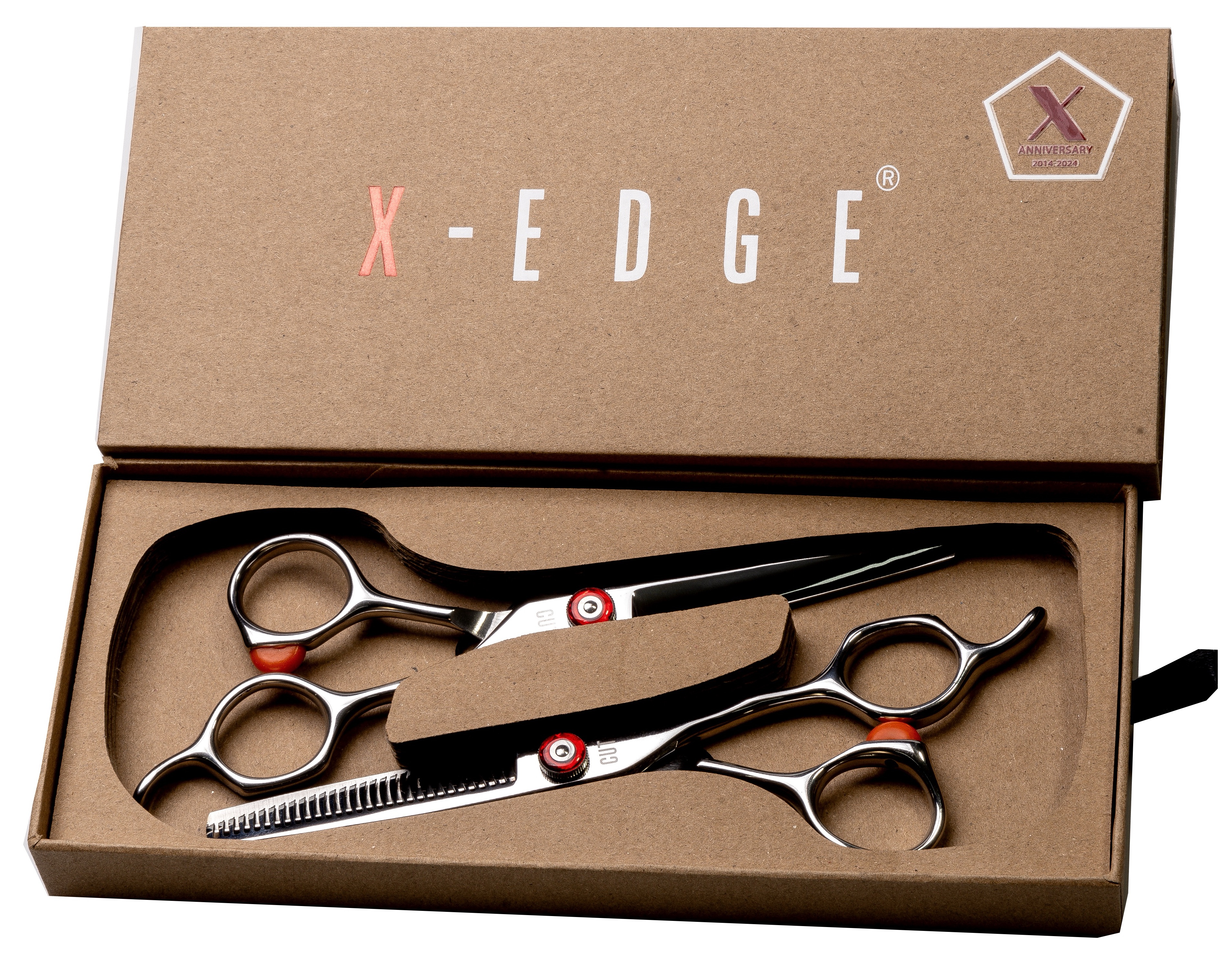 Set de dos tijeras XC10 Red Cut de 6.0"