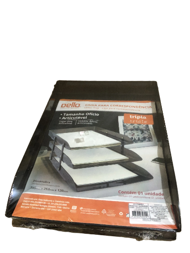 Organizador de correspondência triplo Dello