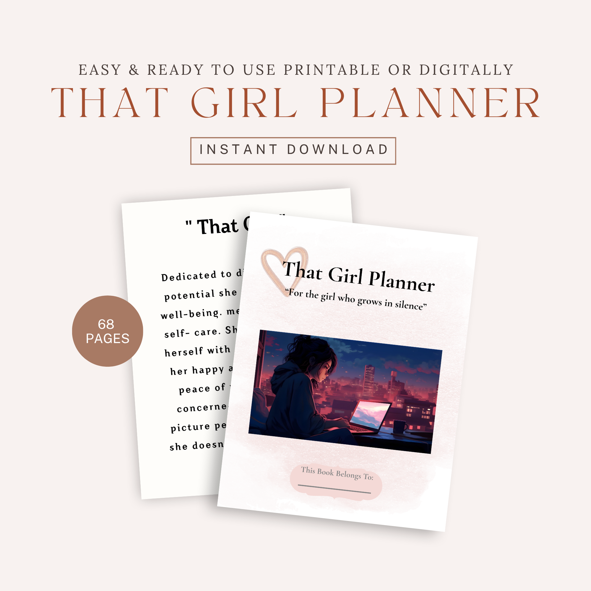 That Girl Planner: Self-Care, Wellness & Lifestyle