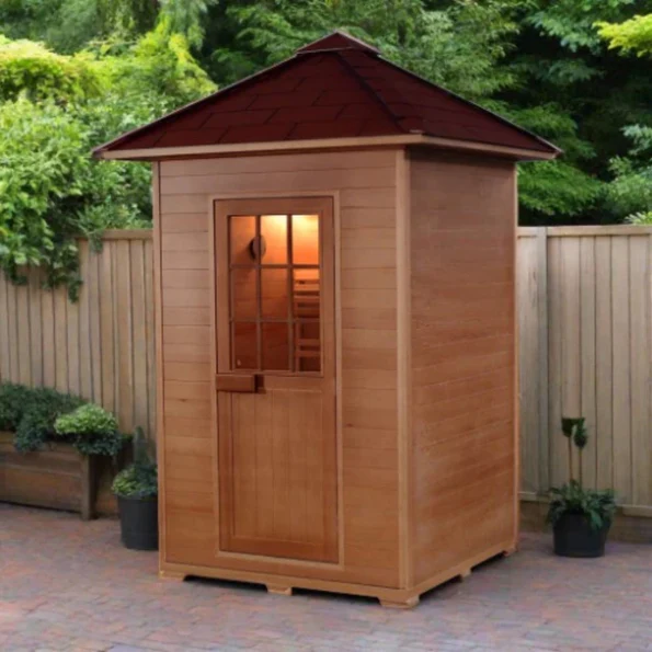 SunRay Eagle 2-Person Outdoor Traditional Sauna  -  HL200D1
