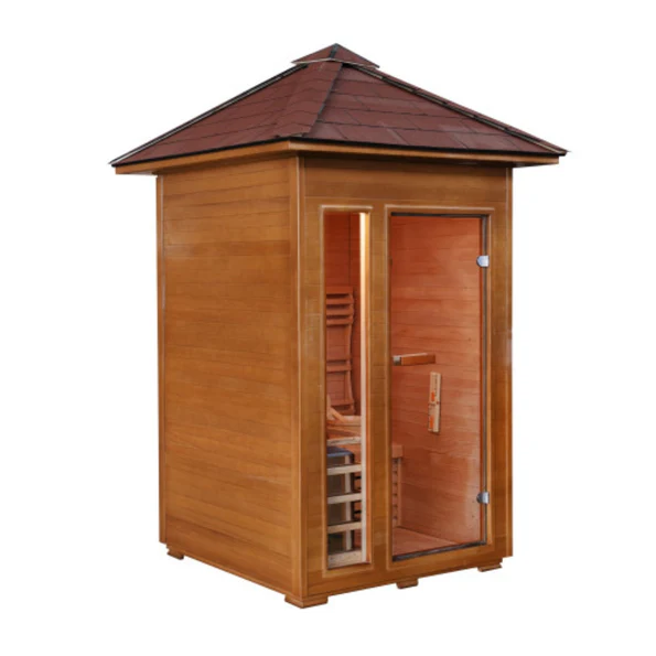SunRay Saunas Bristow 2-person Outdoor Traditional Sauna -  HL200D2
