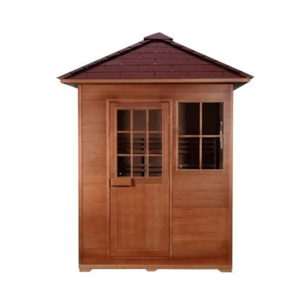 SunRay Freeport 3 Person Outdoor Traditional Sauna - HL300D1