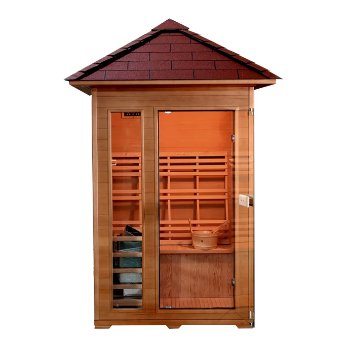 SunRay Saunas Bristow 2-person Outdoor Traditional Sauna - HL200D2