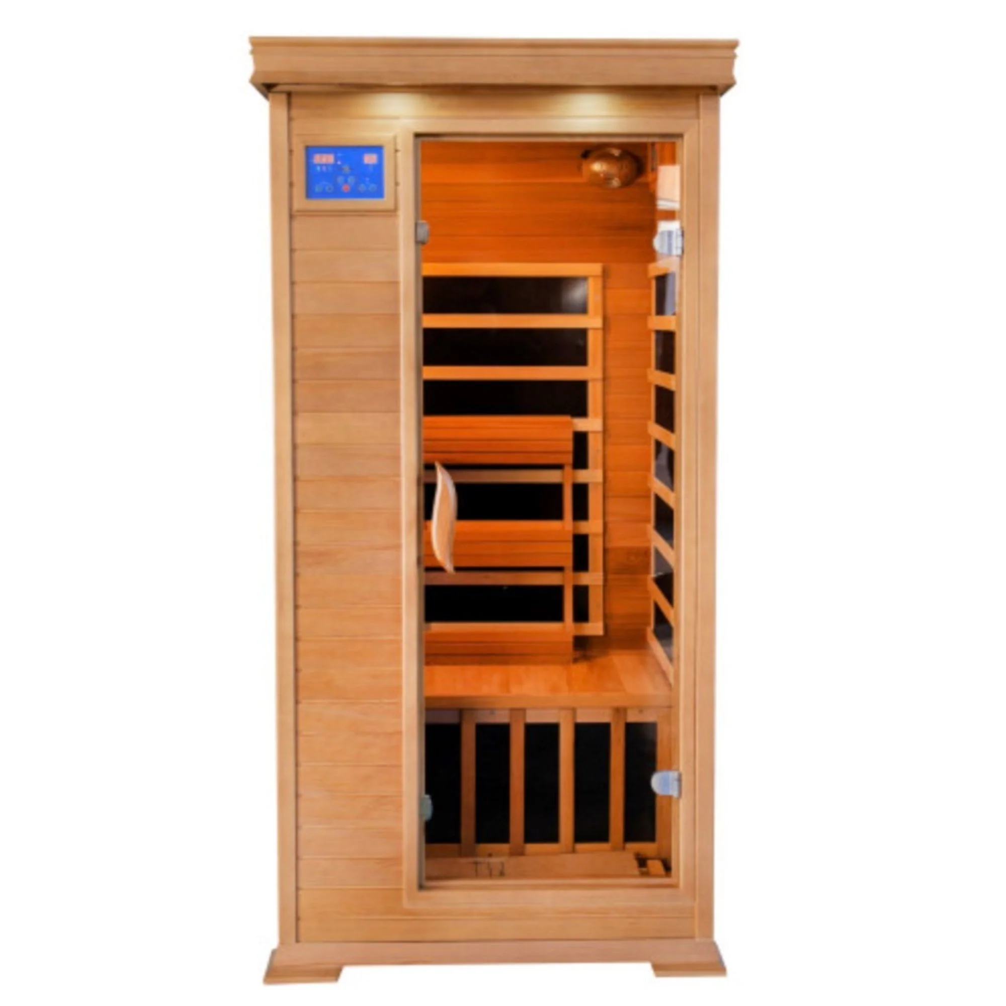 SunRay 1-2 Person Sedona Infrared Cedar Sauna w/Carbon Heaters HL100K 