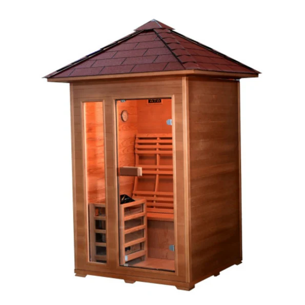 SunRay Saunas Bristow 2-person Outdoor Traditional Sauna -  HL200D2