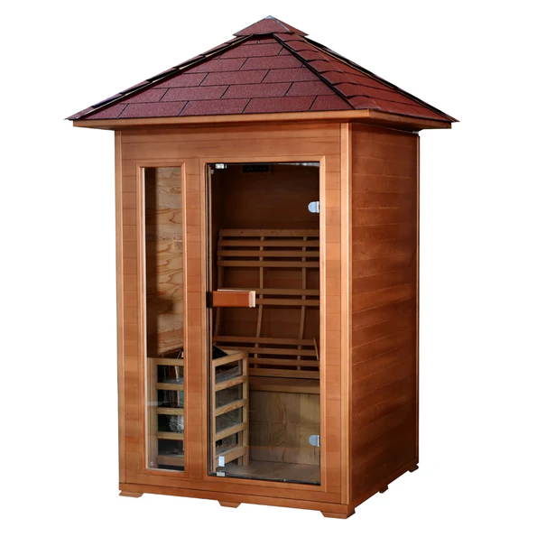 SunRay Saunas Bristow 2-person Outdoor Traditional Sauna -  HL200D2