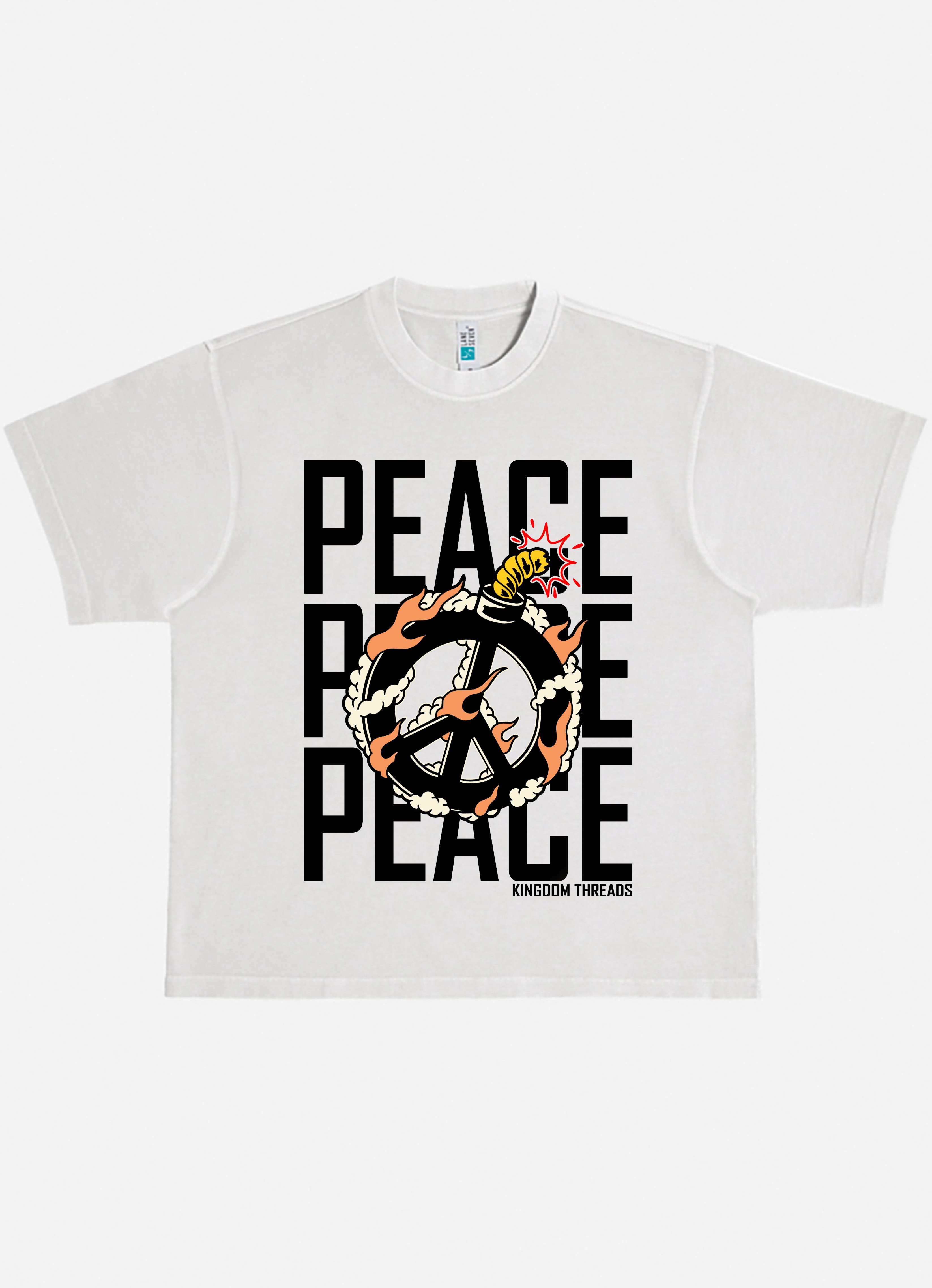 Peace Tee - White