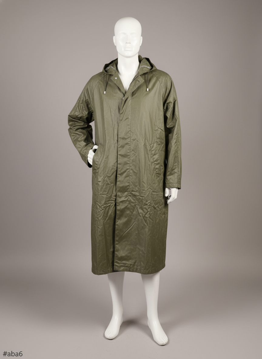 Imperméable long kaki