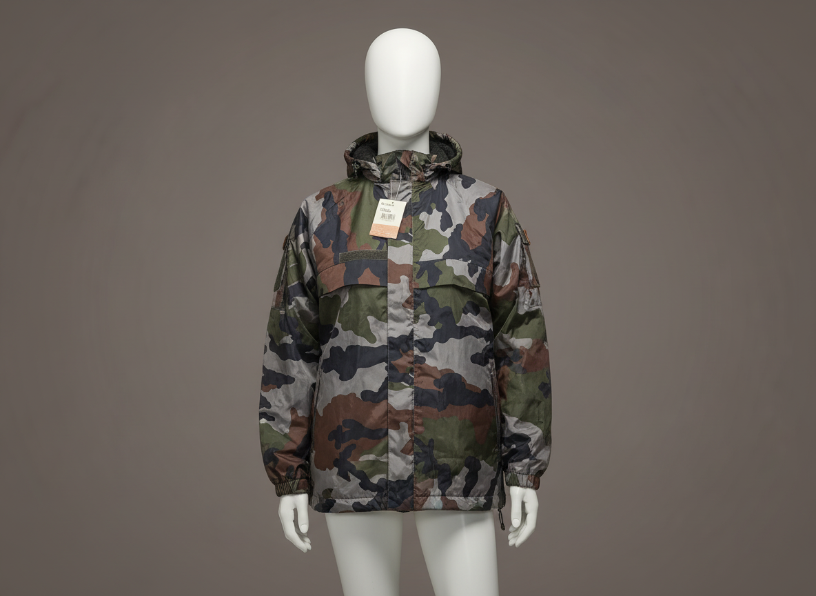 Veste à capuche camouflage