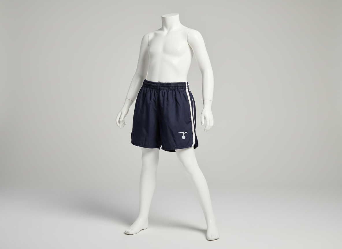 Short de sport bleu marine