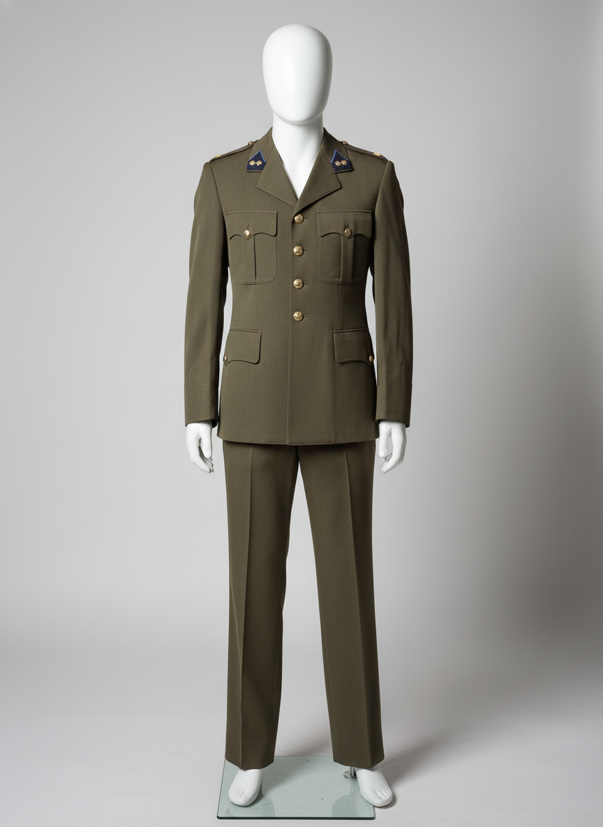 uniforme militaire kaki classique