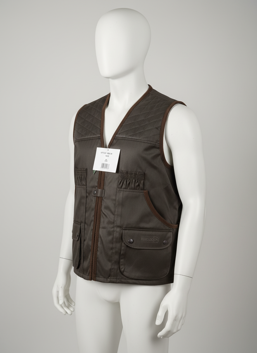gilet de chasse matelassé pour homme