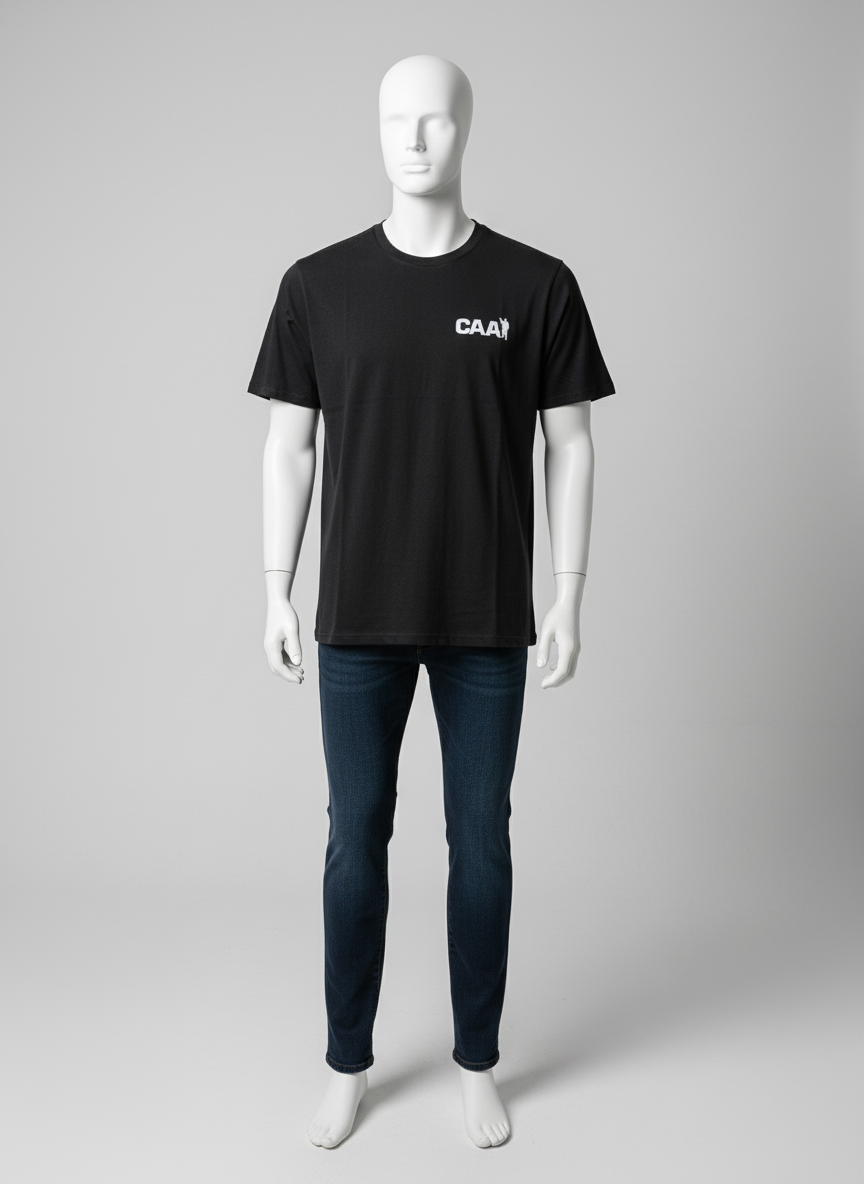 T-shirt noir CAA