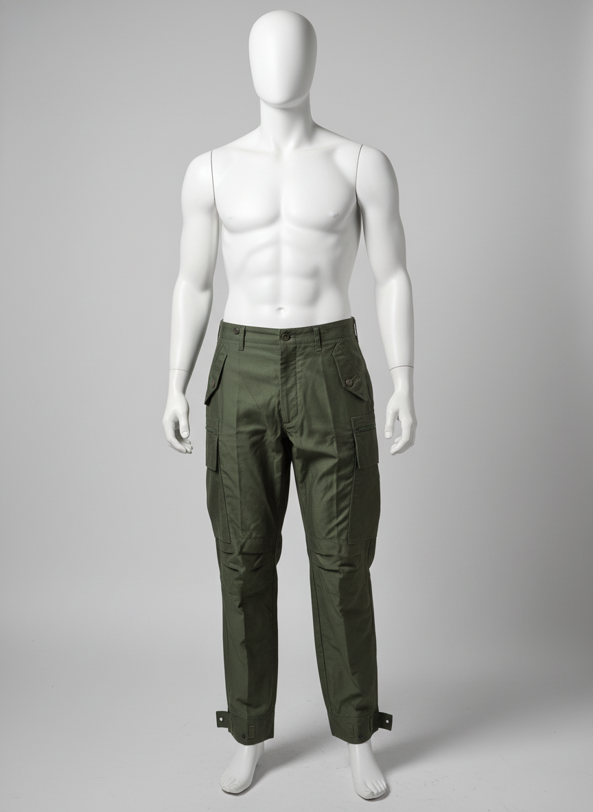pantalon cargo vert foncé