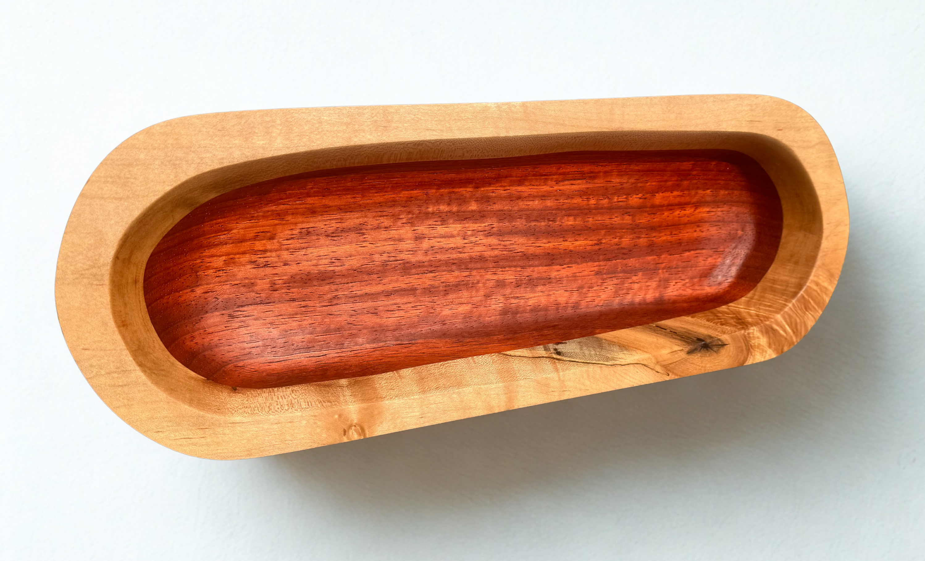 Cherry Glow Handcrafted Tray