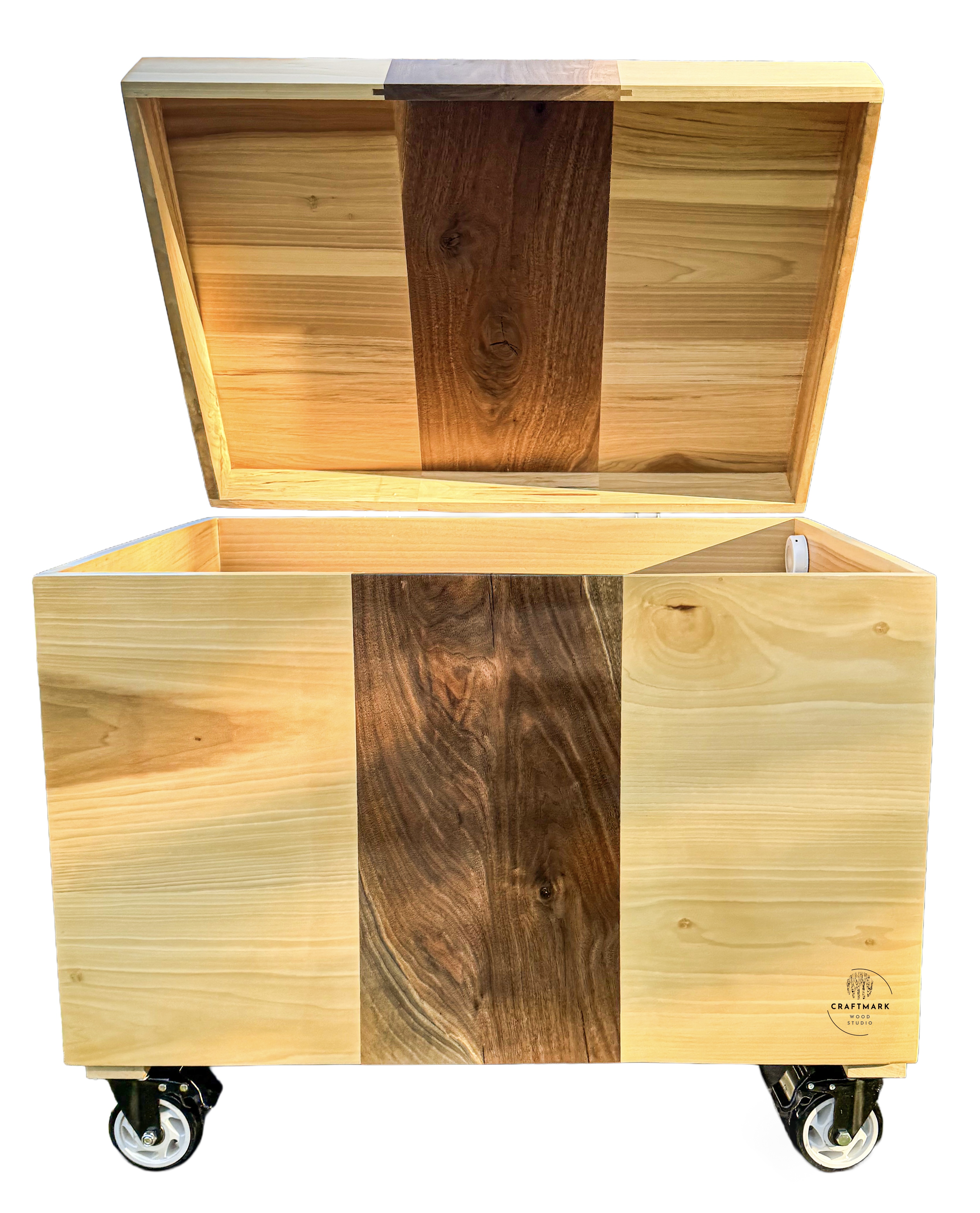 Walnut Waterfall Equestrian Tack Trunk