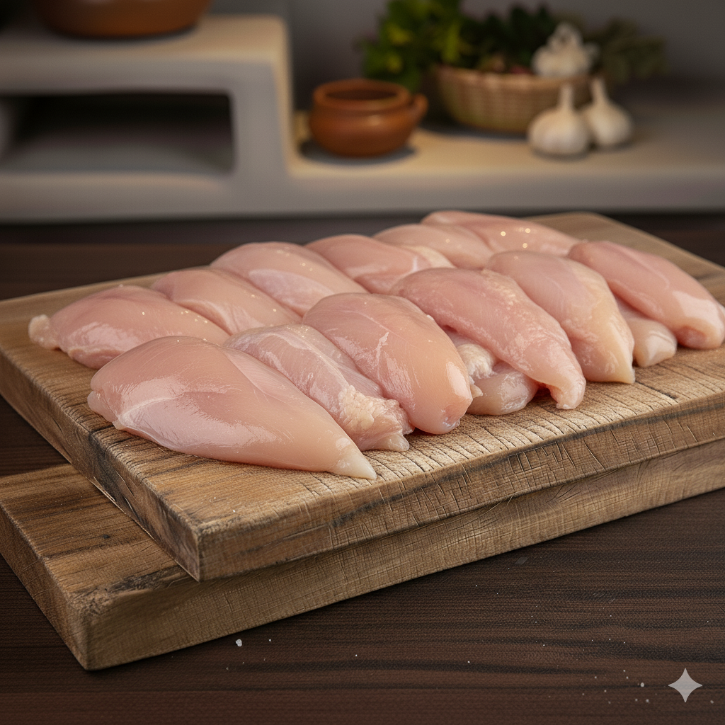 Pechugas de pollo congeladas