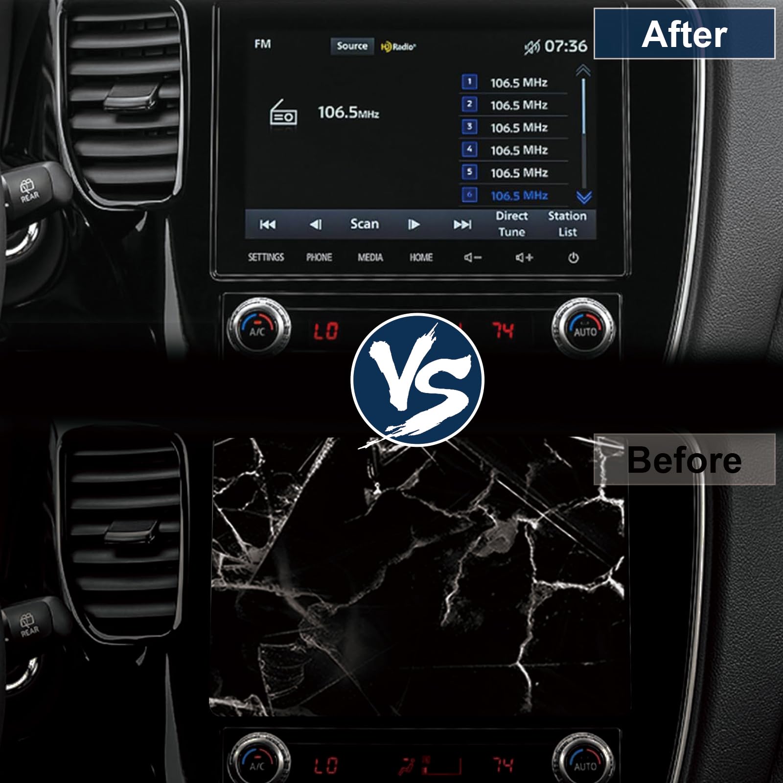 Mitsubishi Outlander Mirage G4 2020-2022 Infotainment Screen Repair