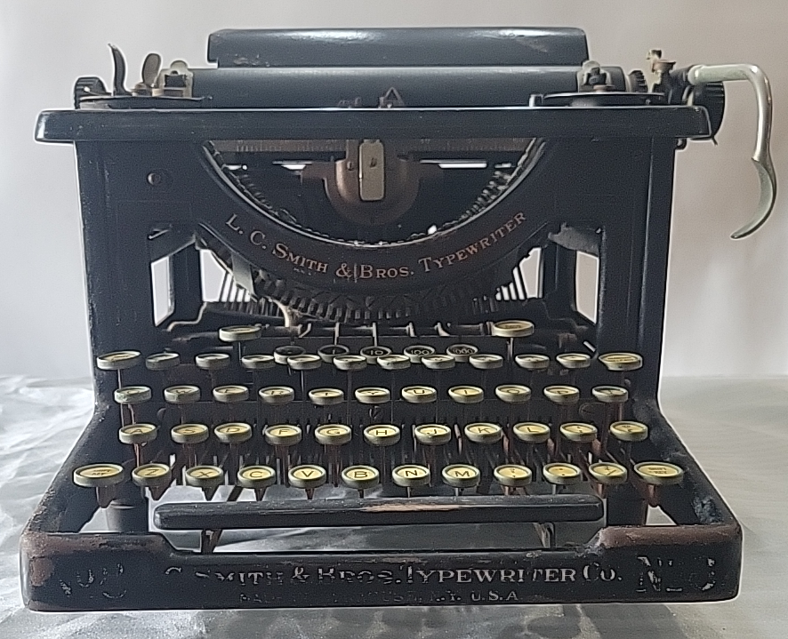 L C Smith No. 8 Manual Typewriter