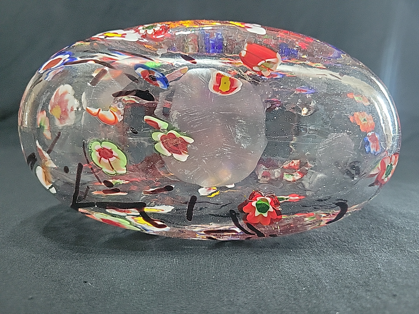 Hand Blown Art Glass Purse