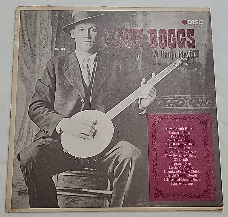 Rare Dock Boggs - Legendary Singer & Banjo Player