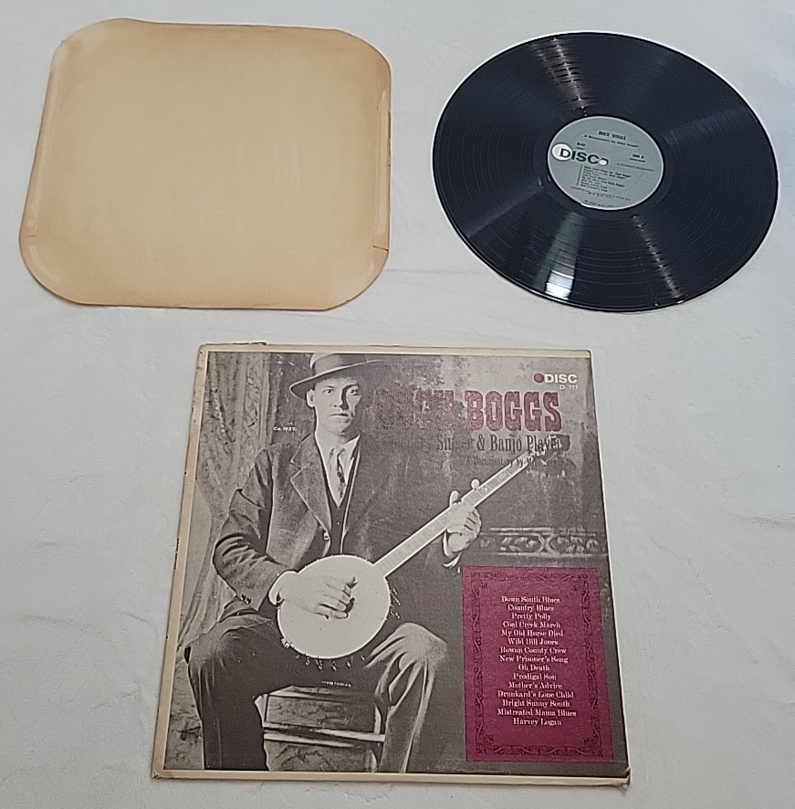 Rare Dock Boggs - Legendary Singer & Banjo Player