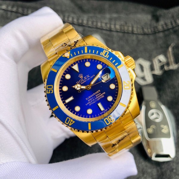Rolex Submariner Gold and Blue