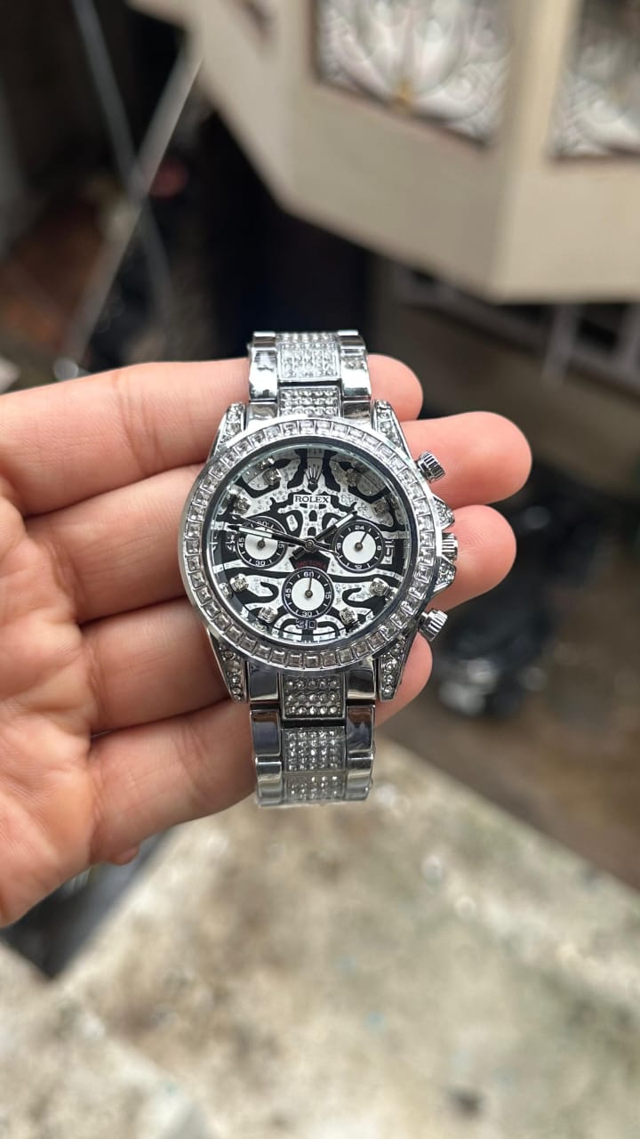 Rolex Tiger Chain Silver