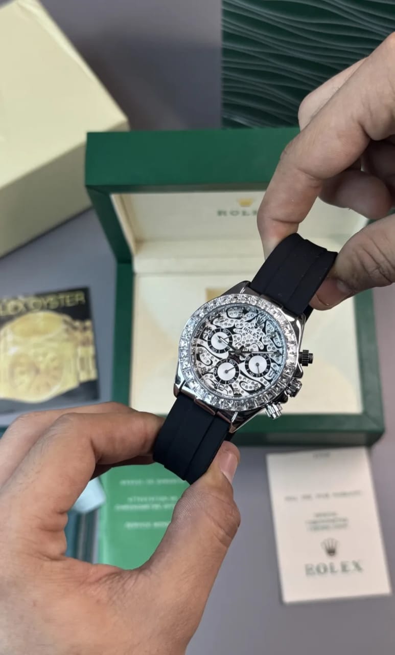 Rolex Daytona Eye of The Tiger Silver