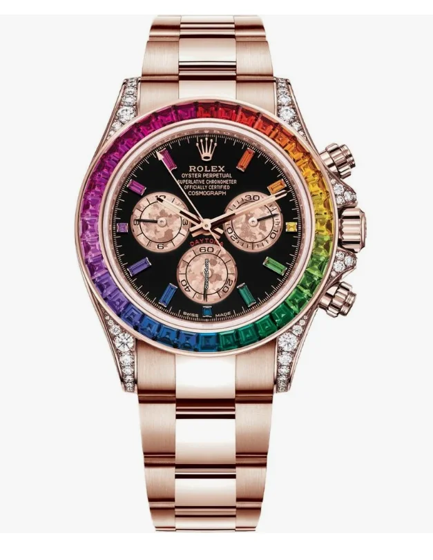 Rolex Cosmograph Daytona Rainbow Rose Gold