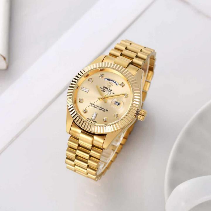 Gold Rolex Day-Date Watch