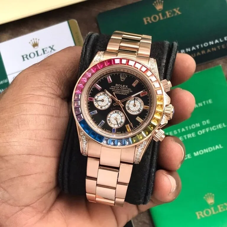 Rolex Cosmograph Daytona Rainbow Rose Gold