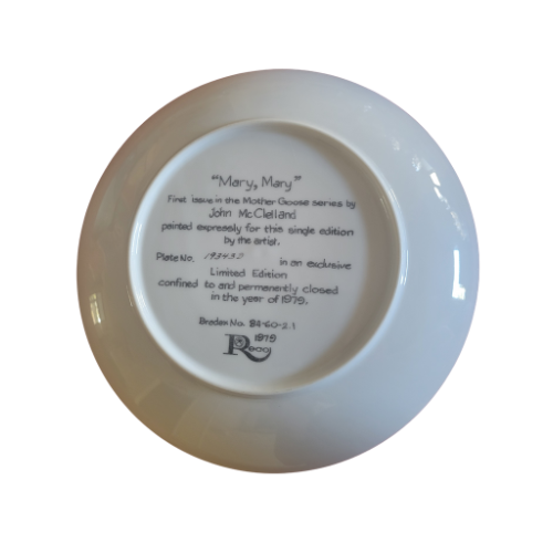 Vintage Decorative Porcelain Plate