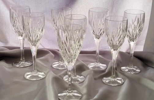 Gorham Crystal Wine Glass Set