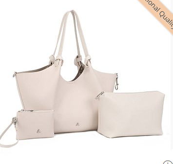 Elegant Beige Handbag Set