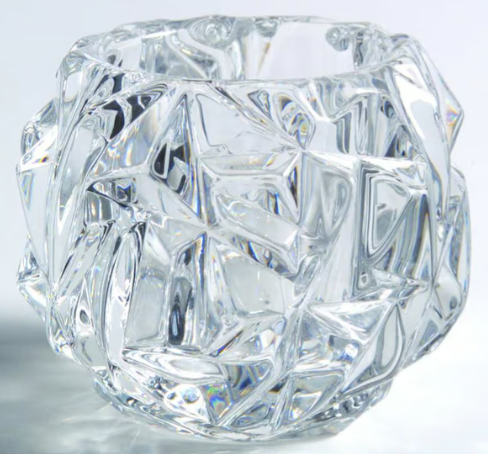 Tiffany & Co. Cut Rock Crystal Candle Holder