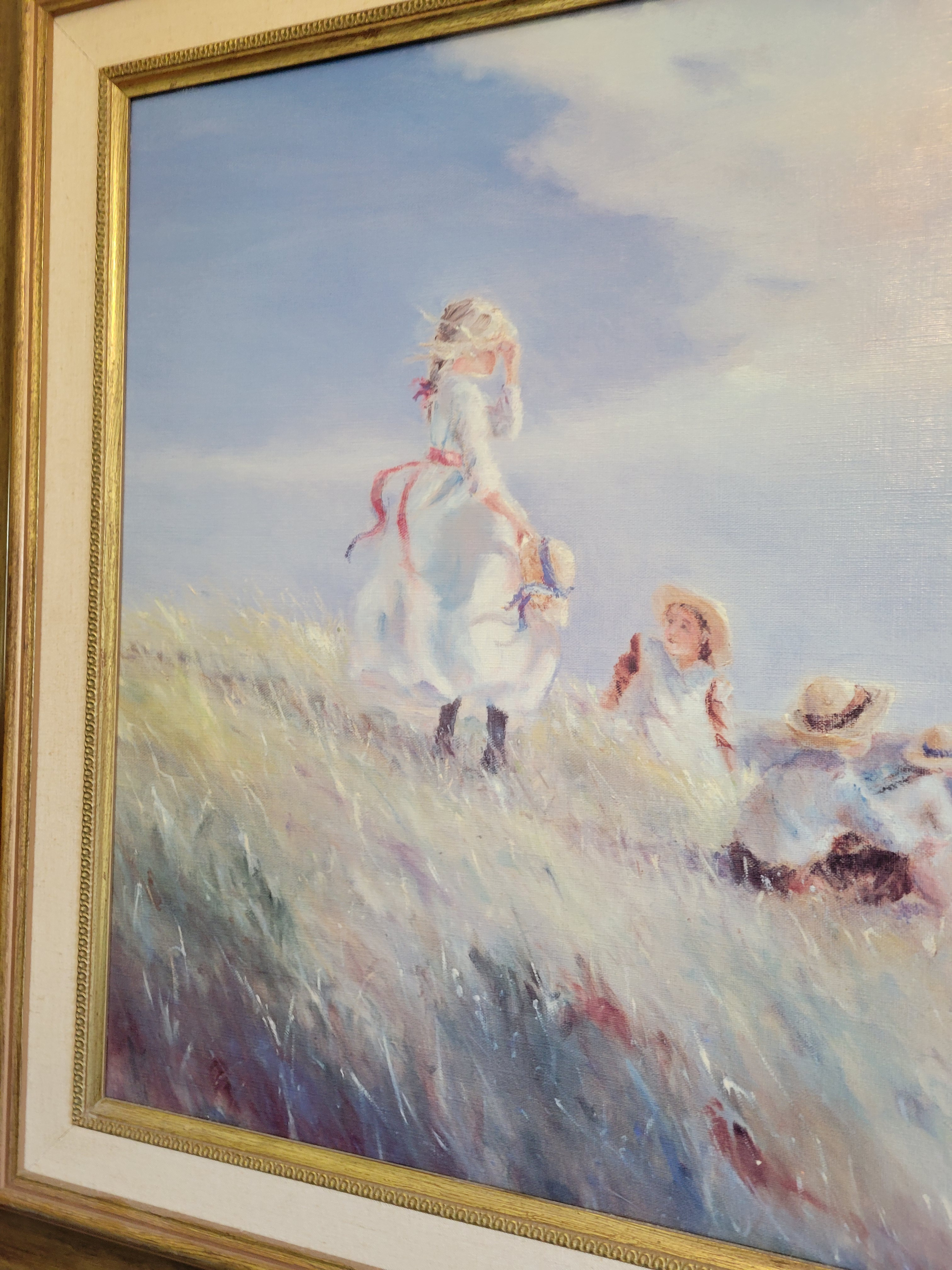 Framed Beach Scene By Judy Talacko